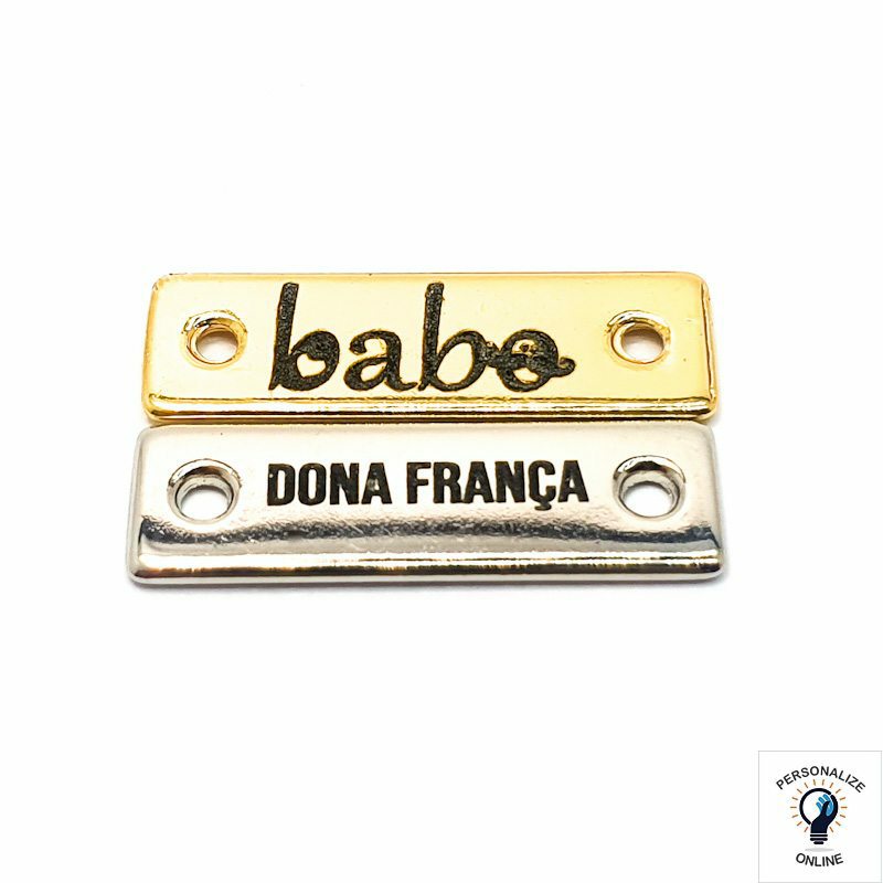 Combo etiqueta tag 2.4x0.8 cm personalizado