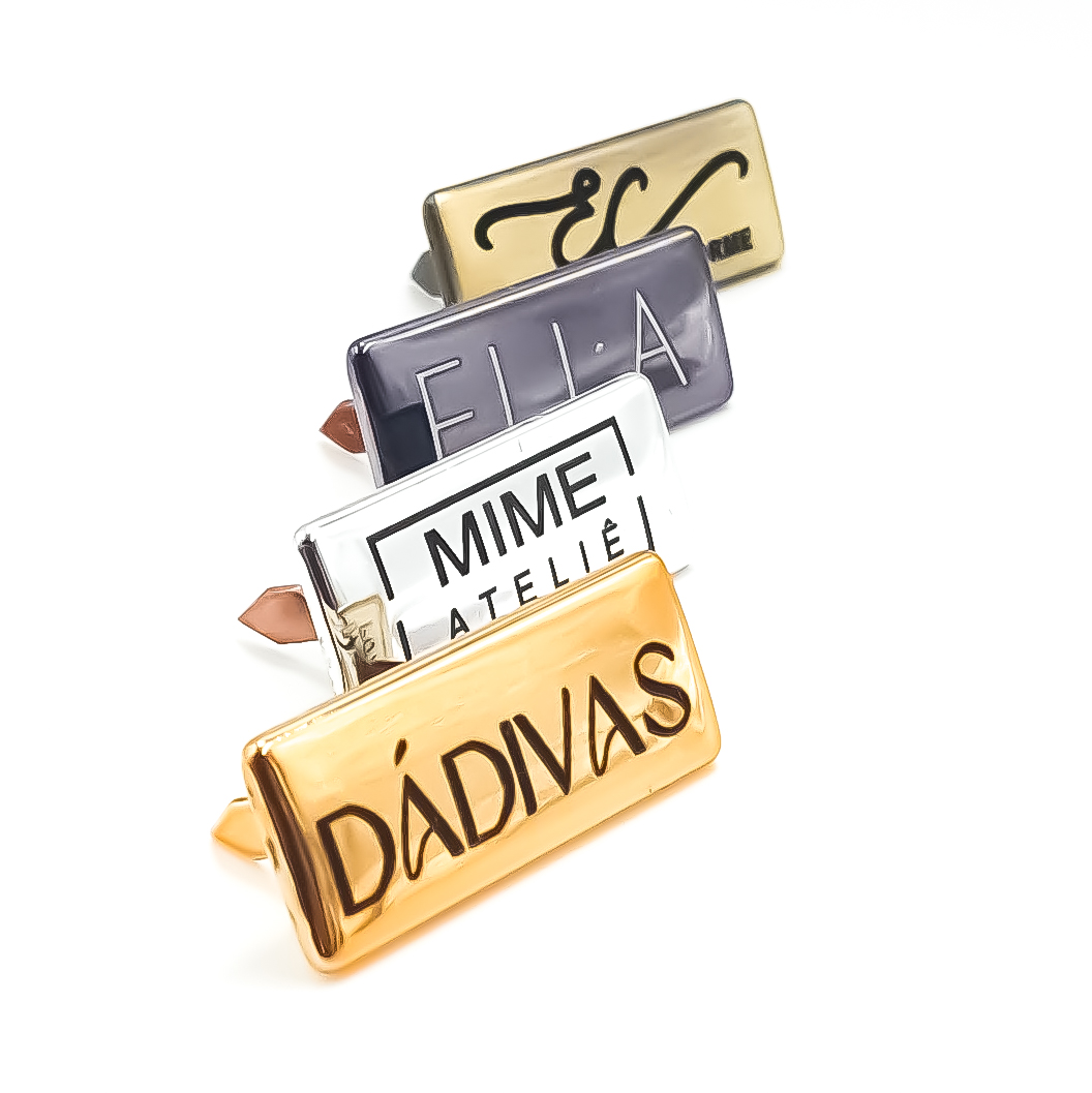 Combo Exclusivo II Etiqueta 2.8x1.1 cm Personalizado 40 Unidades Dourada, Prata, Ouro Velho e Ônix Combo Exclusivo II Etiqueta 2.8x1.1 cm Personalizado 40 Unidades Dourada, Prata, Ouro Velho e Ônix