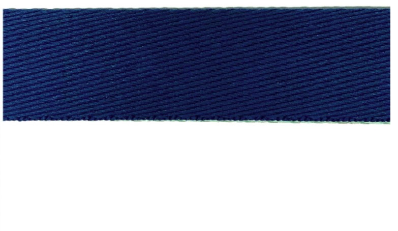 Alça chic azul marinho largura de 30 mm 01 metro