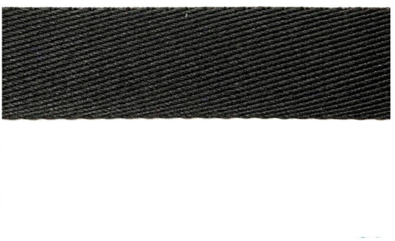 Alça chic preta largura de 30 mm 01 metro