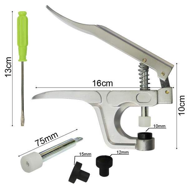 Alicate de Pressão para Botão Plástico2 Alicate de Pressão para Botão Plástico
