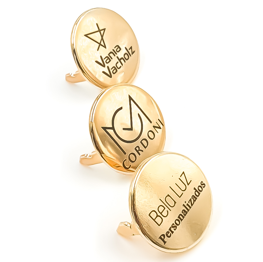 Etiqueta Plaquinha 2.0x2.0 cm Personalizada de Metal Com Garra Etiqueta Plaquinha 2.0x2.0 cm Personalizada de Metal Com Garra